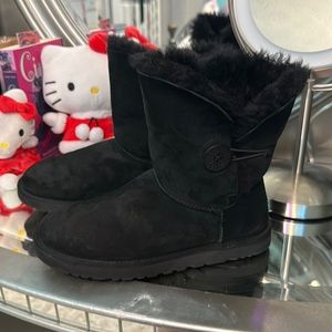 black suede ugg boots !